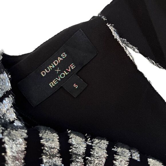 DUNDAS x REVOLVE Stardust Mini Dress in‎ Silver Tiger - Picture 4 of 12